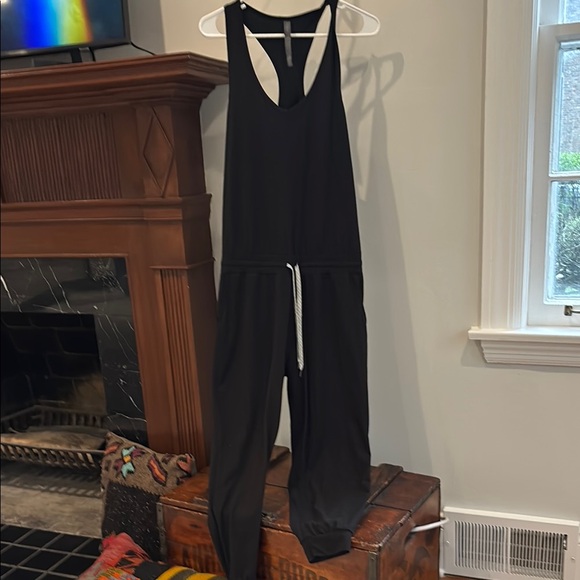 Vuori Pants - LUX VUORI M BLACK Black Sleeveless Jumpsuit SOLD OUT